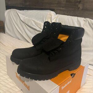Black Timberland Boots Male Size 10